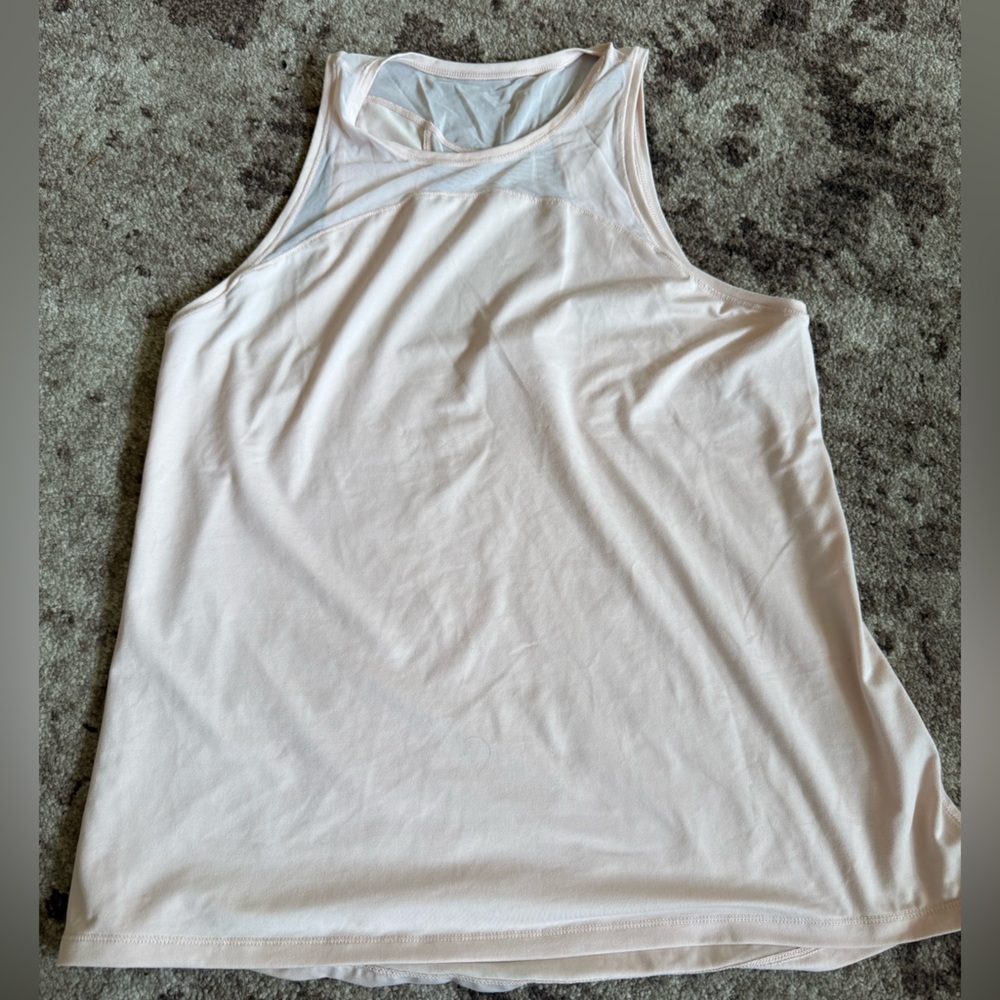 Light Pink Sleeveless Tank Top
